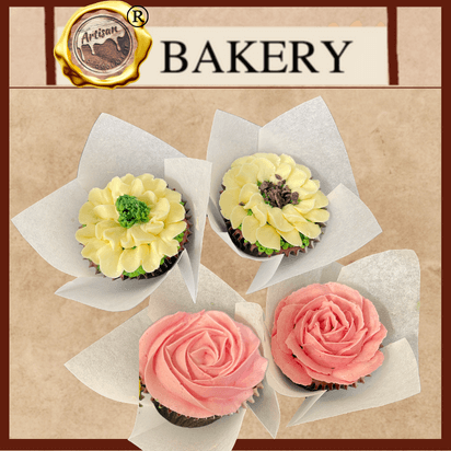 ART-BAKERY  CUPCAKE FLORAL BOUQUETS